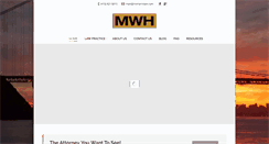 Desktop Screenshot of mwharrislaw.com